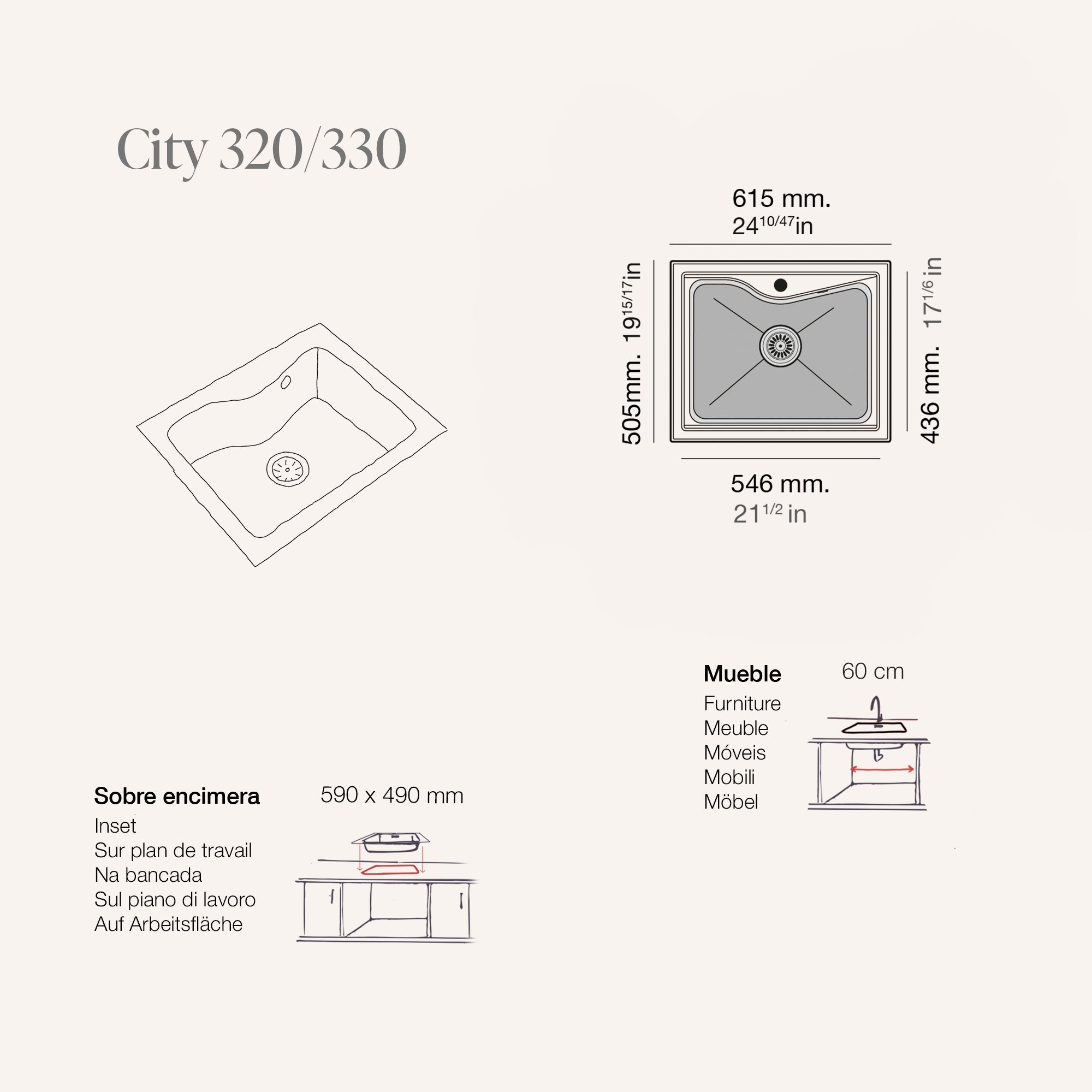 City 330 Hekla® · izvirna tehnična risba